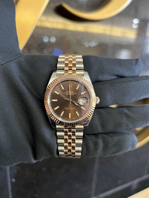 rolex datejust chocolate scritta bianc|rolex datejust chocolate dial.